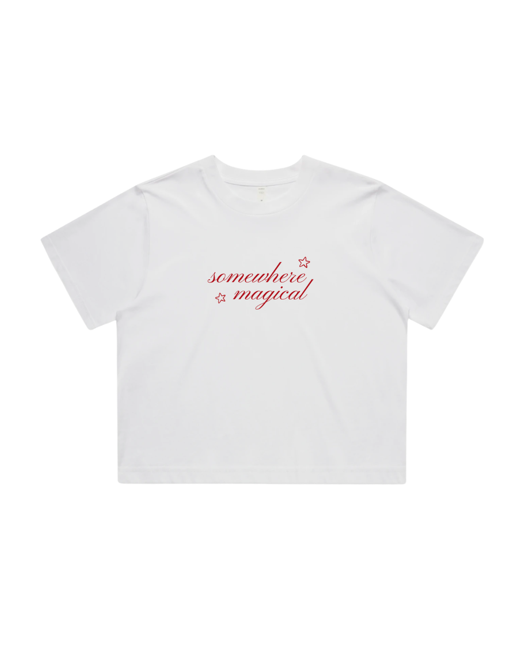 Somewhere Magical Crop Tee