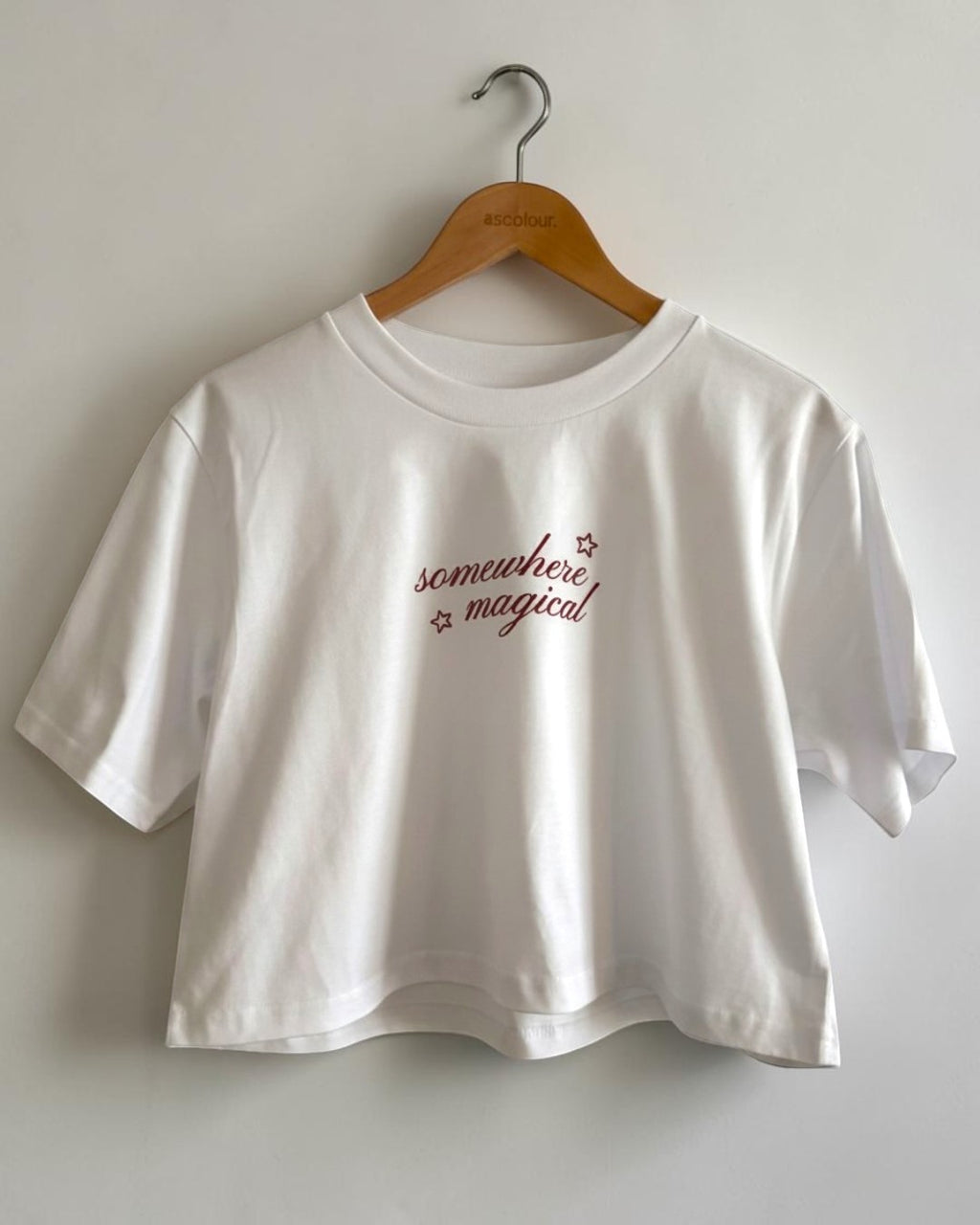 Somewhere Magical Crop Tee