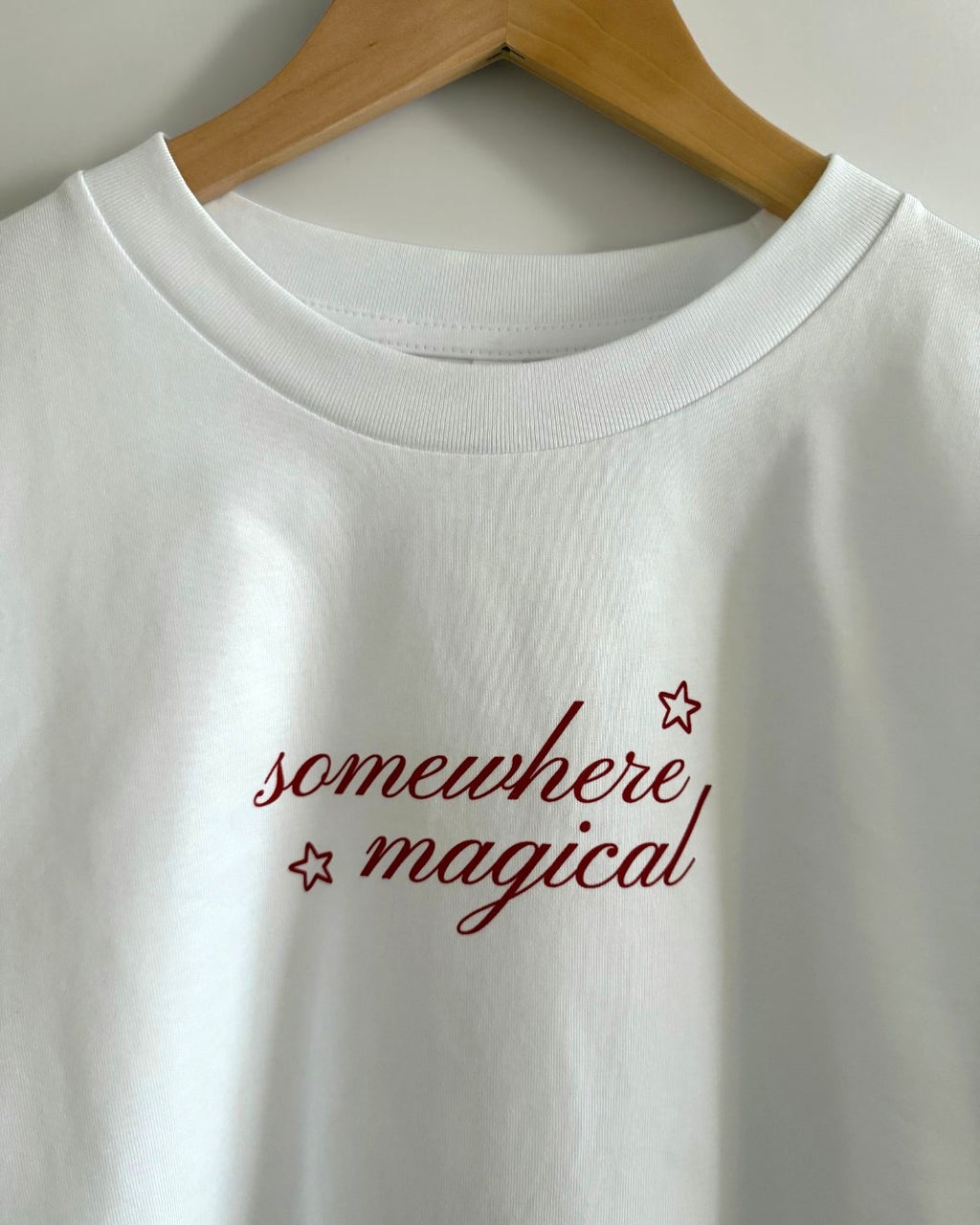 Somewhere Magical Crop Tee